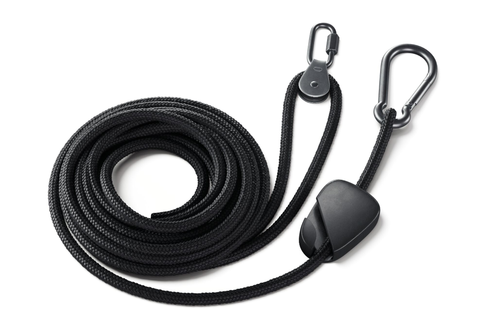 Rope with clamcleat  and multifunctional connection