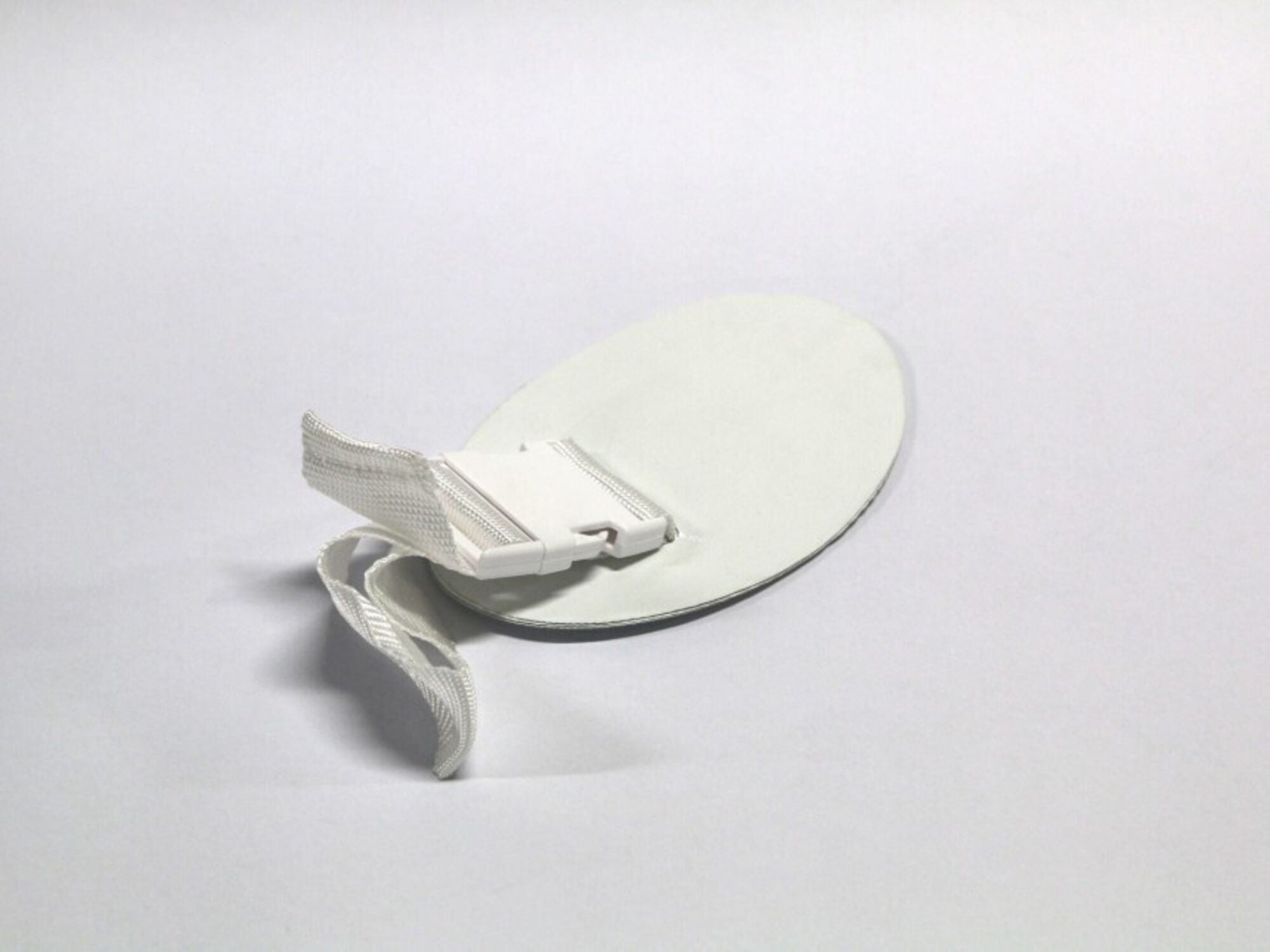 Plastic belt clip pagoda with PVC patch