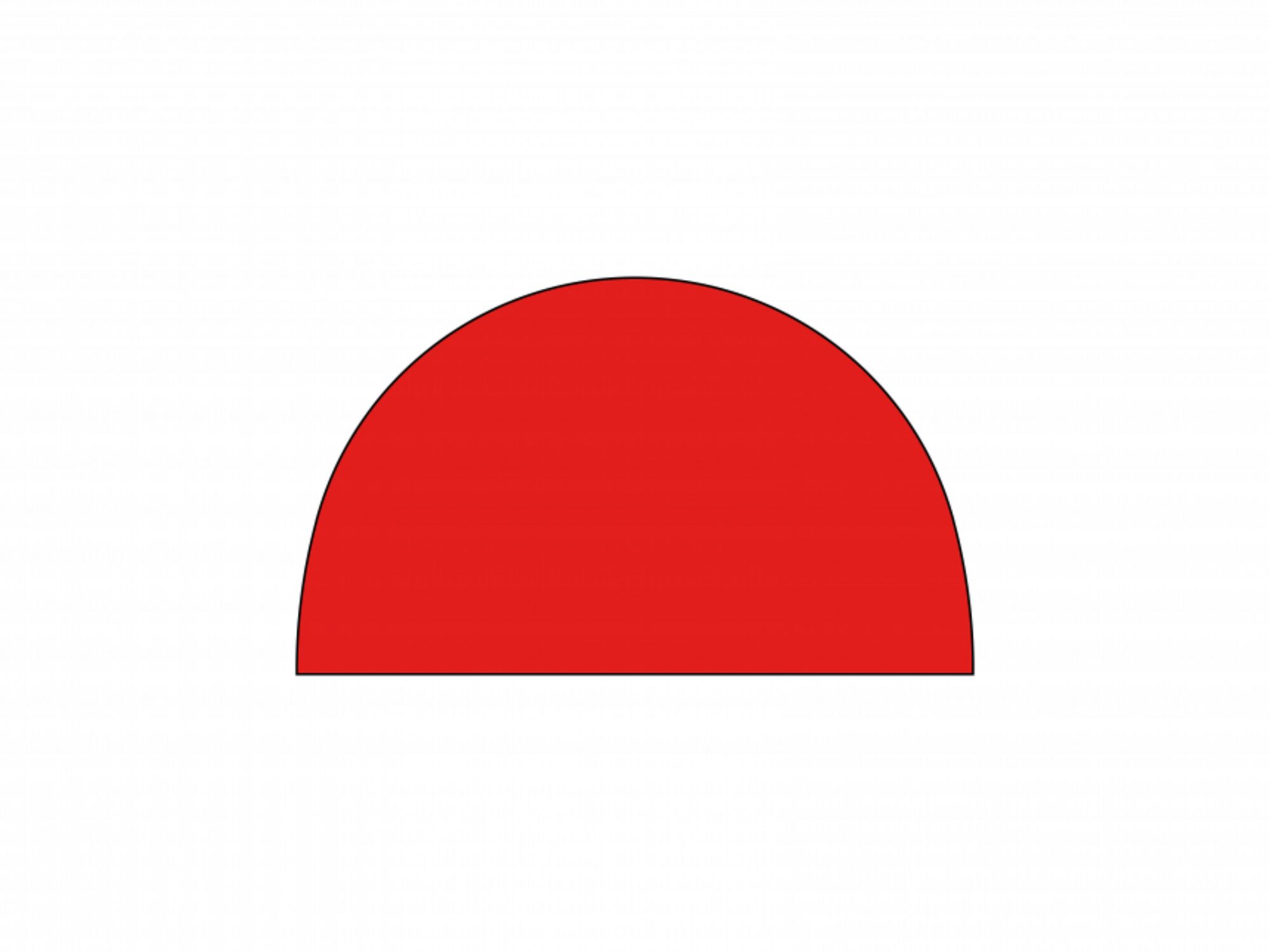 Opblaasbare tent Globe Zijwand gesloten - 5m Rood