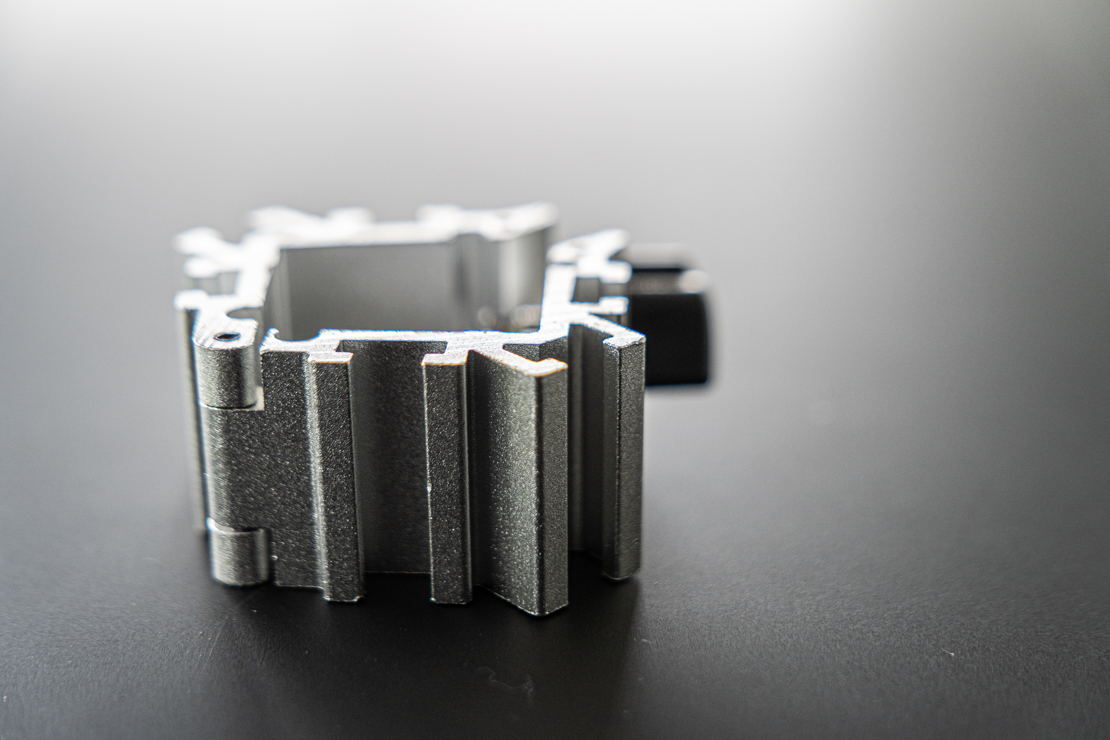 Folding tent half wall tube and bar table connector