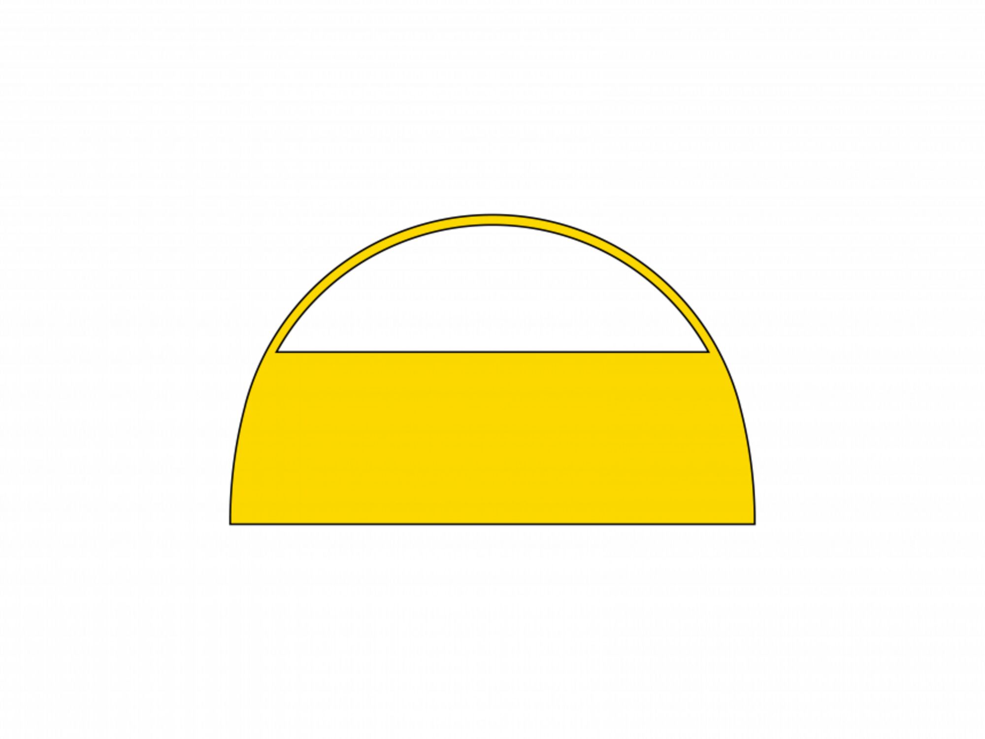 Opblaasbare tent Globe Zijwand raam - 5m Geel