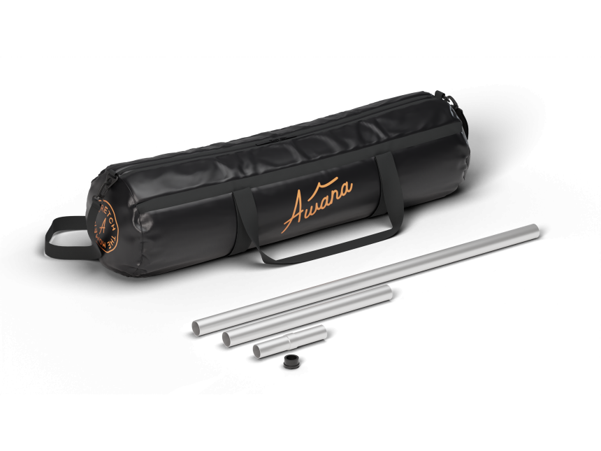 Easyflexx aluminium palenset - 4,2 x 4,2 m Silver smoke