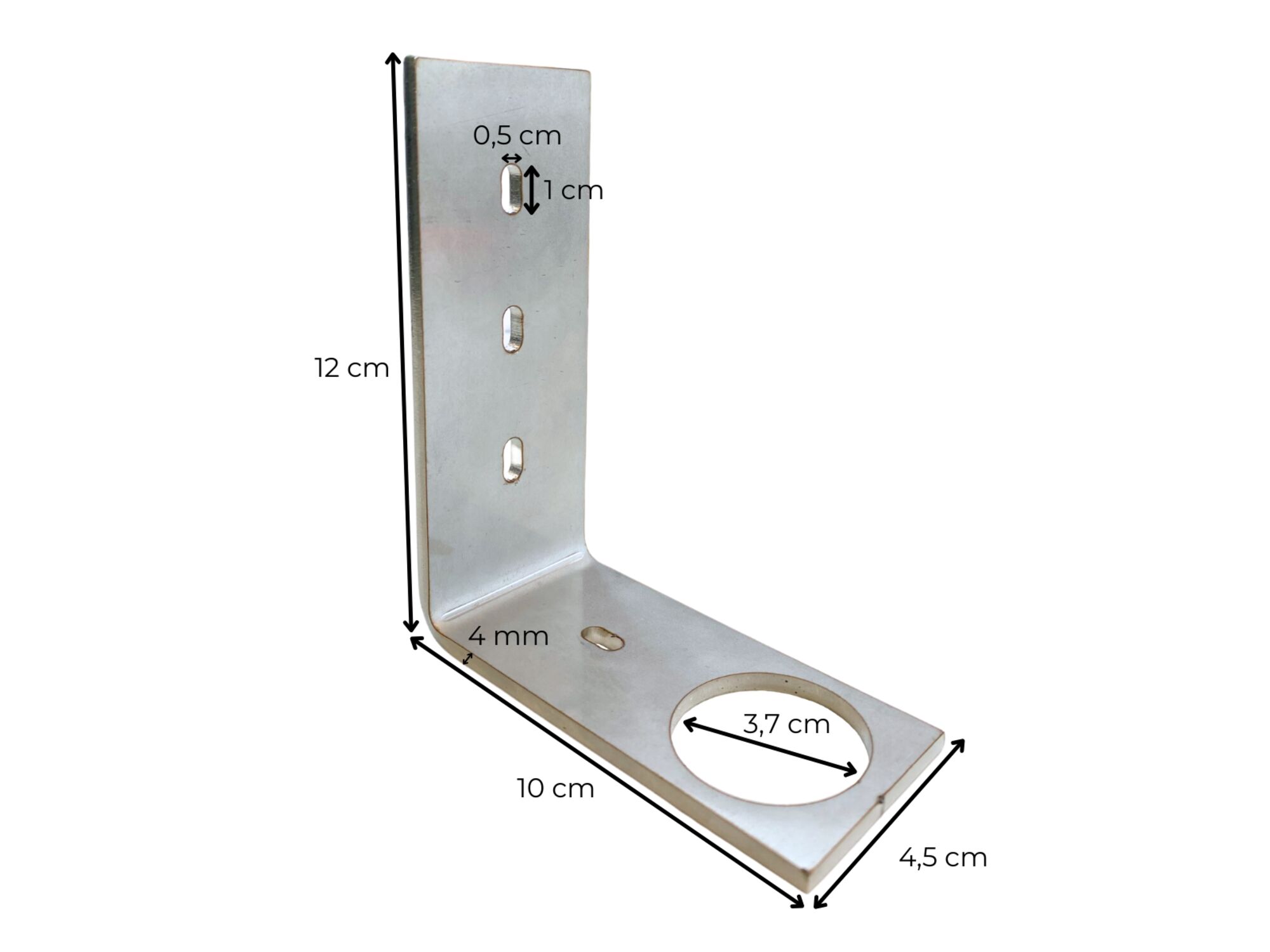 Corner anchor for solid anchoring of wooden poles