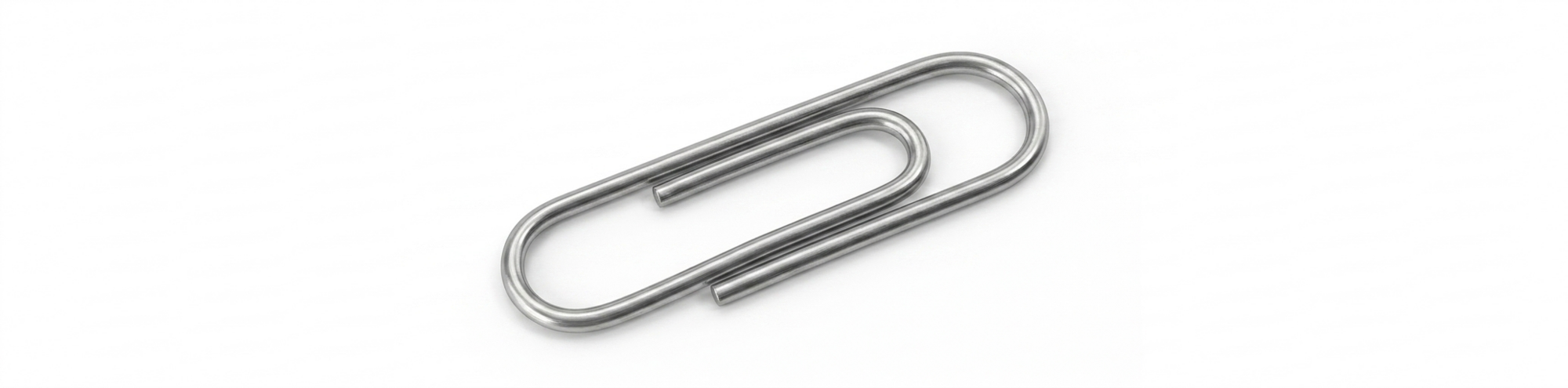 Paperclip illustratie voor gidsen en instructies