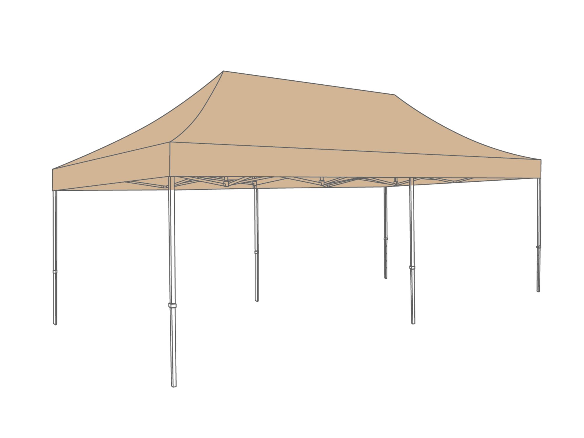 folding tent 4 x 8 sand