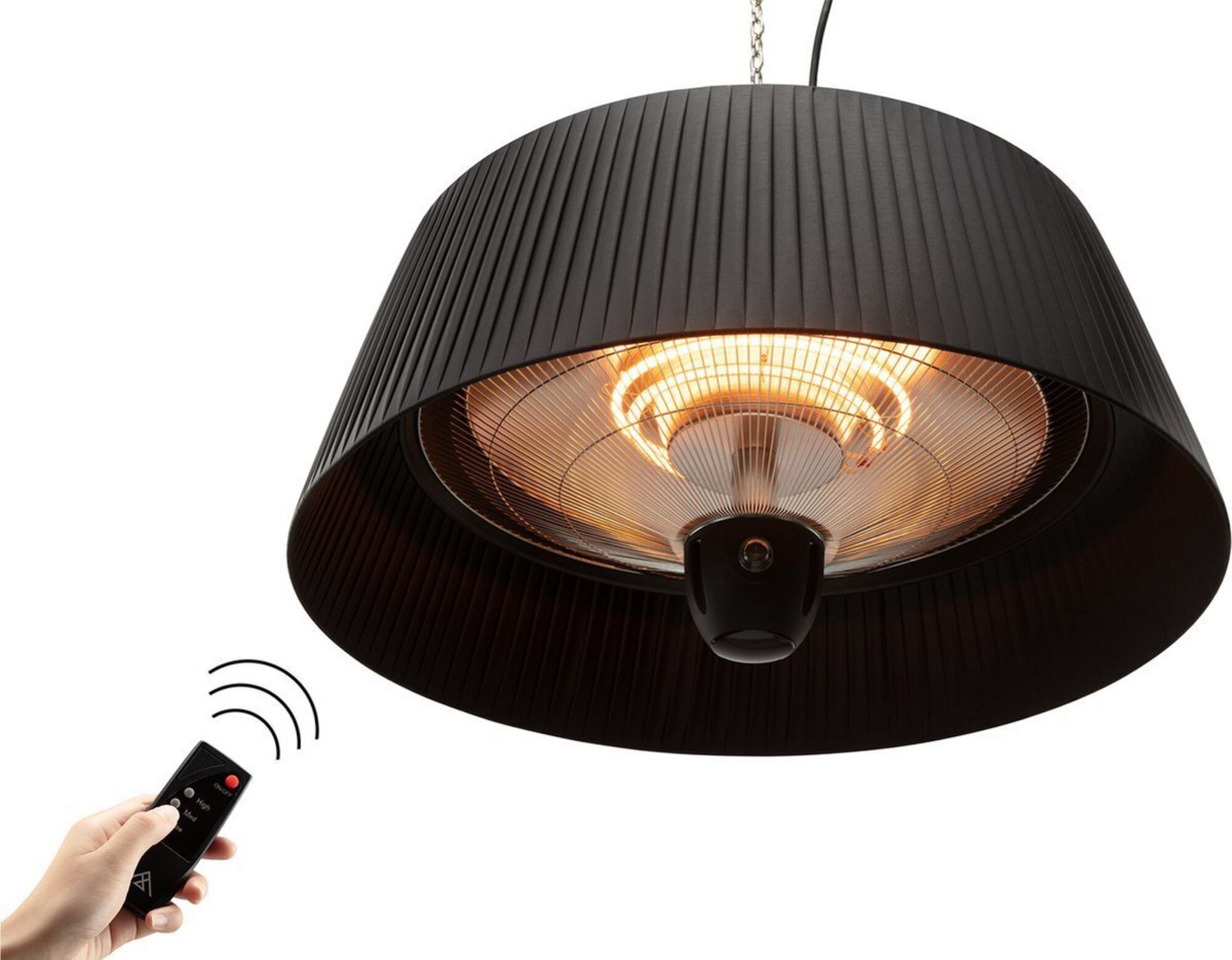 Perel Infrarood Terrasverwarmer 2000 W Ip65 Metaal En Aluminium