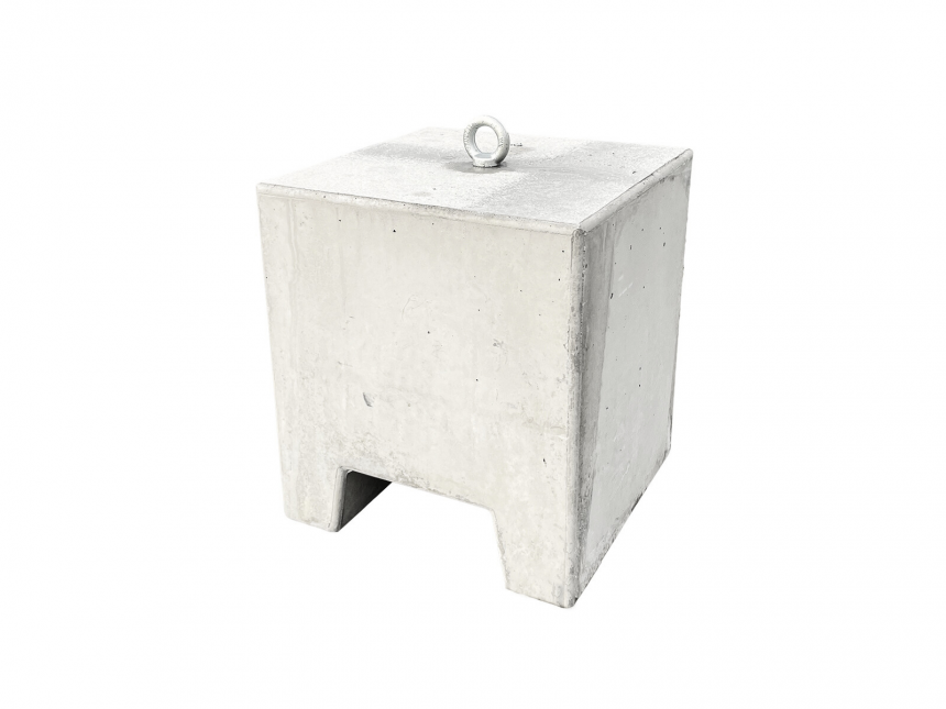 Concrete block - 145 kg (with one eye bolt)