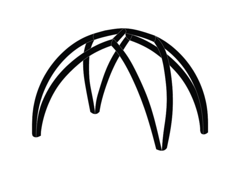 Inflatable tent Zodiac inflatable frame 5mx5m Black