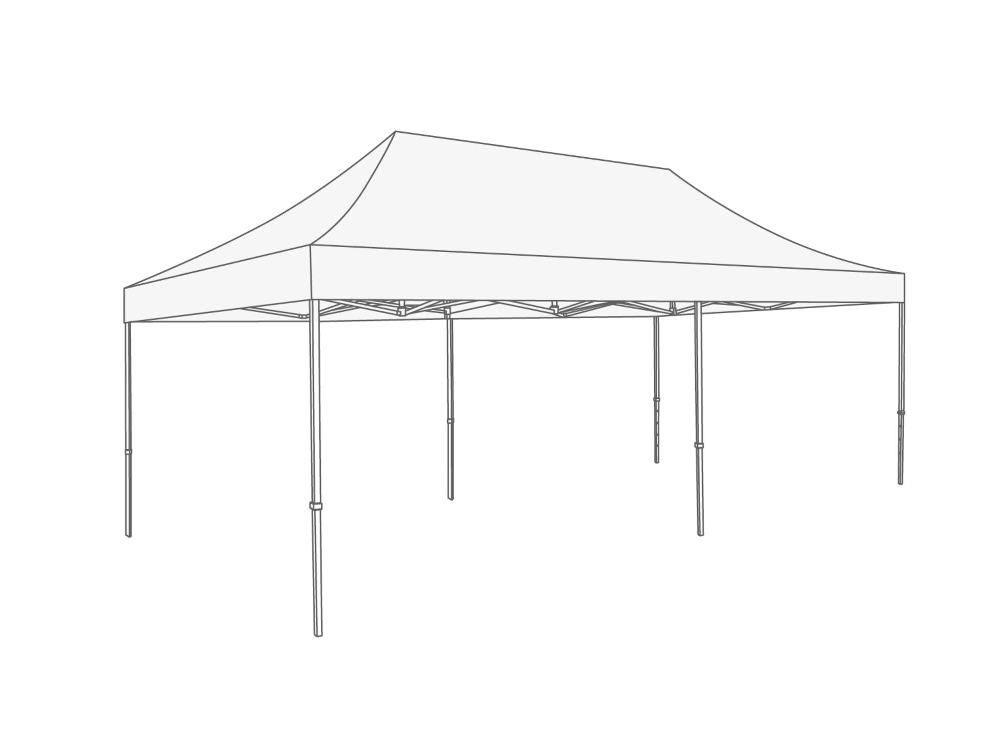 folding tent 3 x 6 white