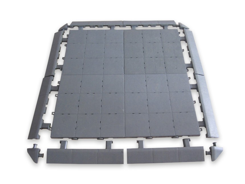 Complete floor (corners and borders included in package) - 3x6m