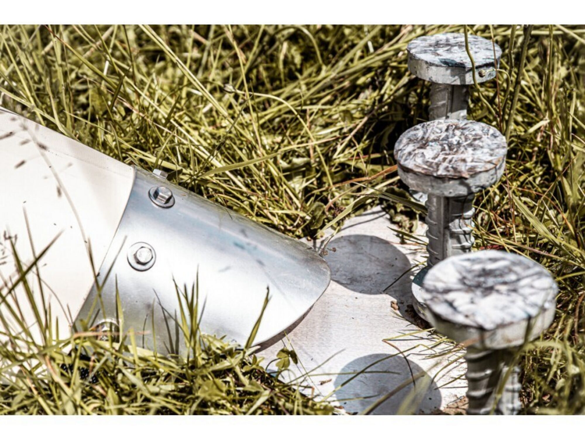 Anchoring plate with 3 holes for star tent Stellar 9 | 18 m