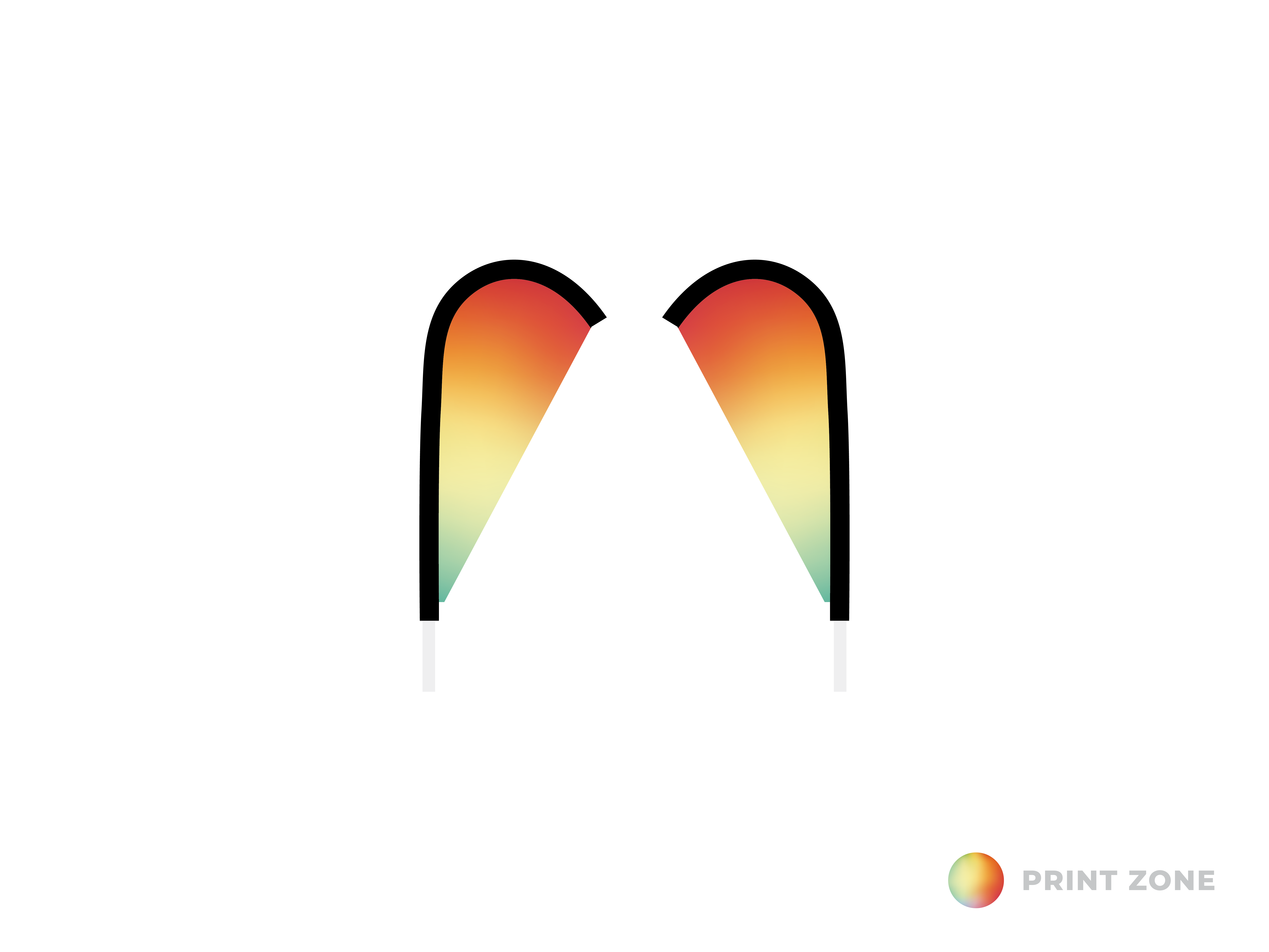 Tear drop double face - petit imprimé