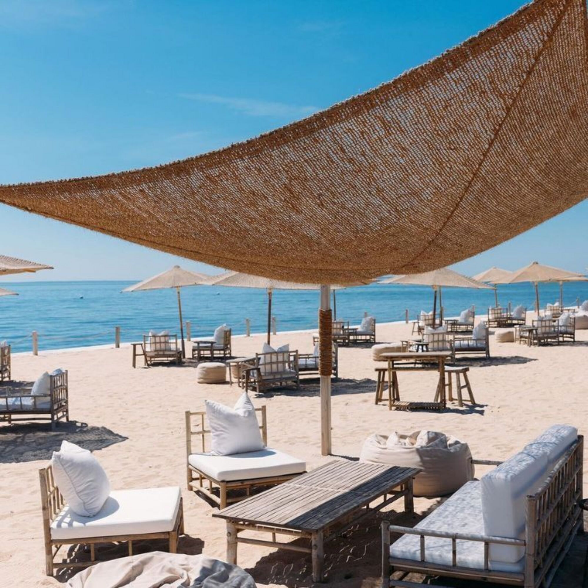 Shade sail - coconut fibre - triangle