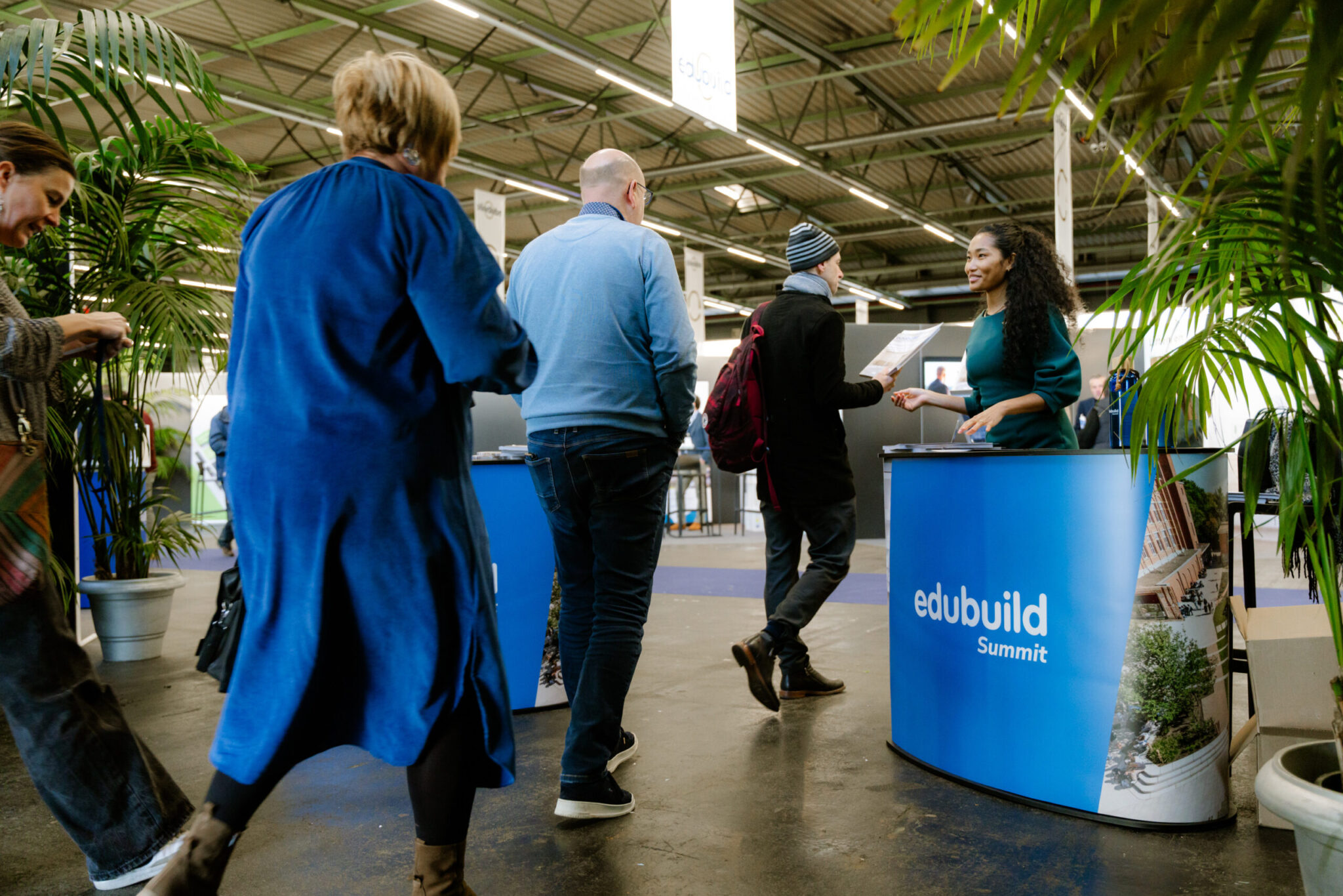 Bezoekers op de Edubuild Summit