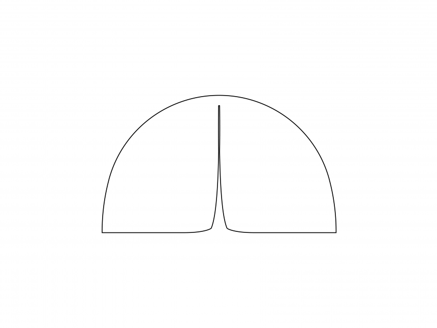 Inflatable tent Globe Sidewall door (vertical zipper) - 3m White