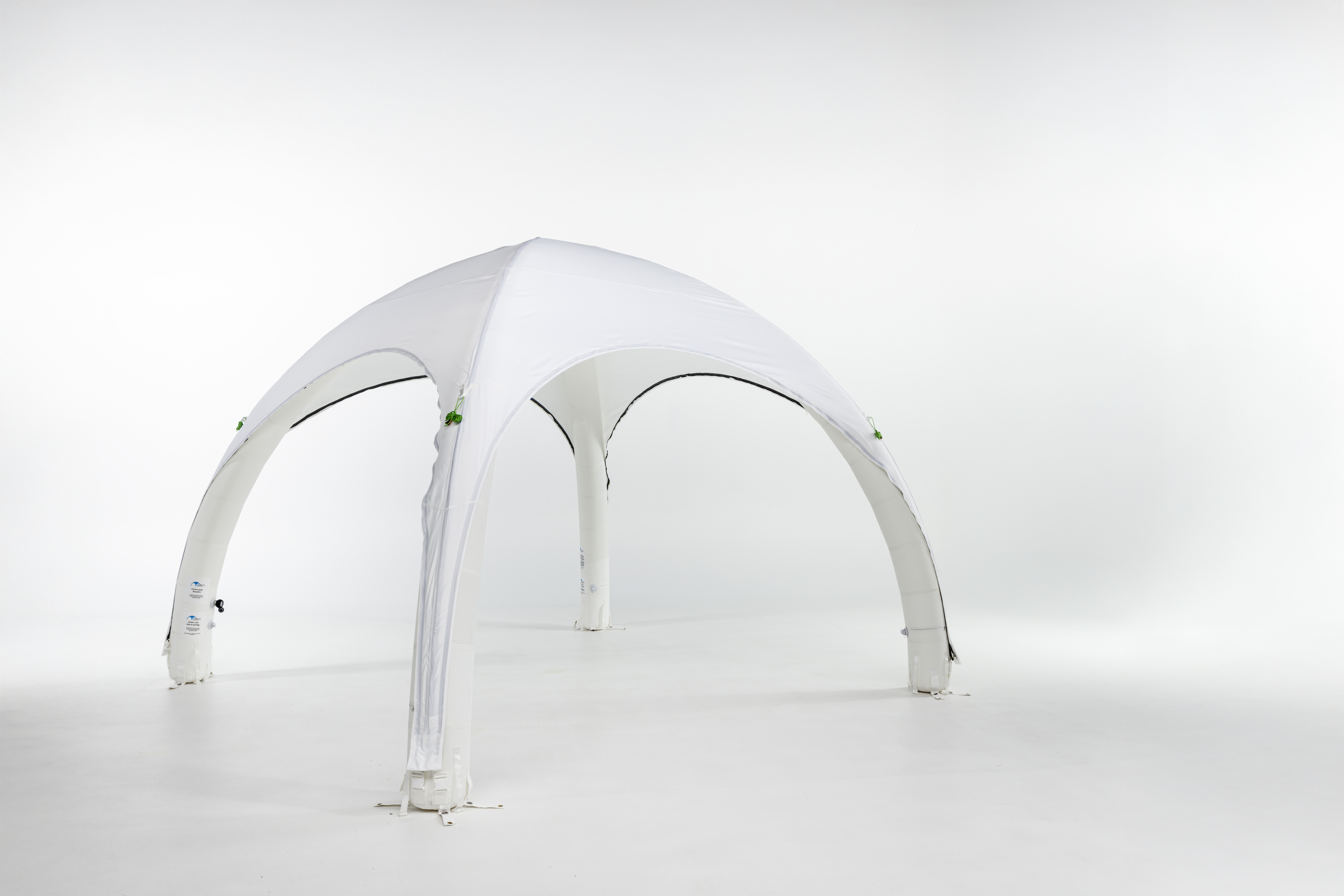 Inflatable tent Globe - 5x5m - Black frame - Print roof