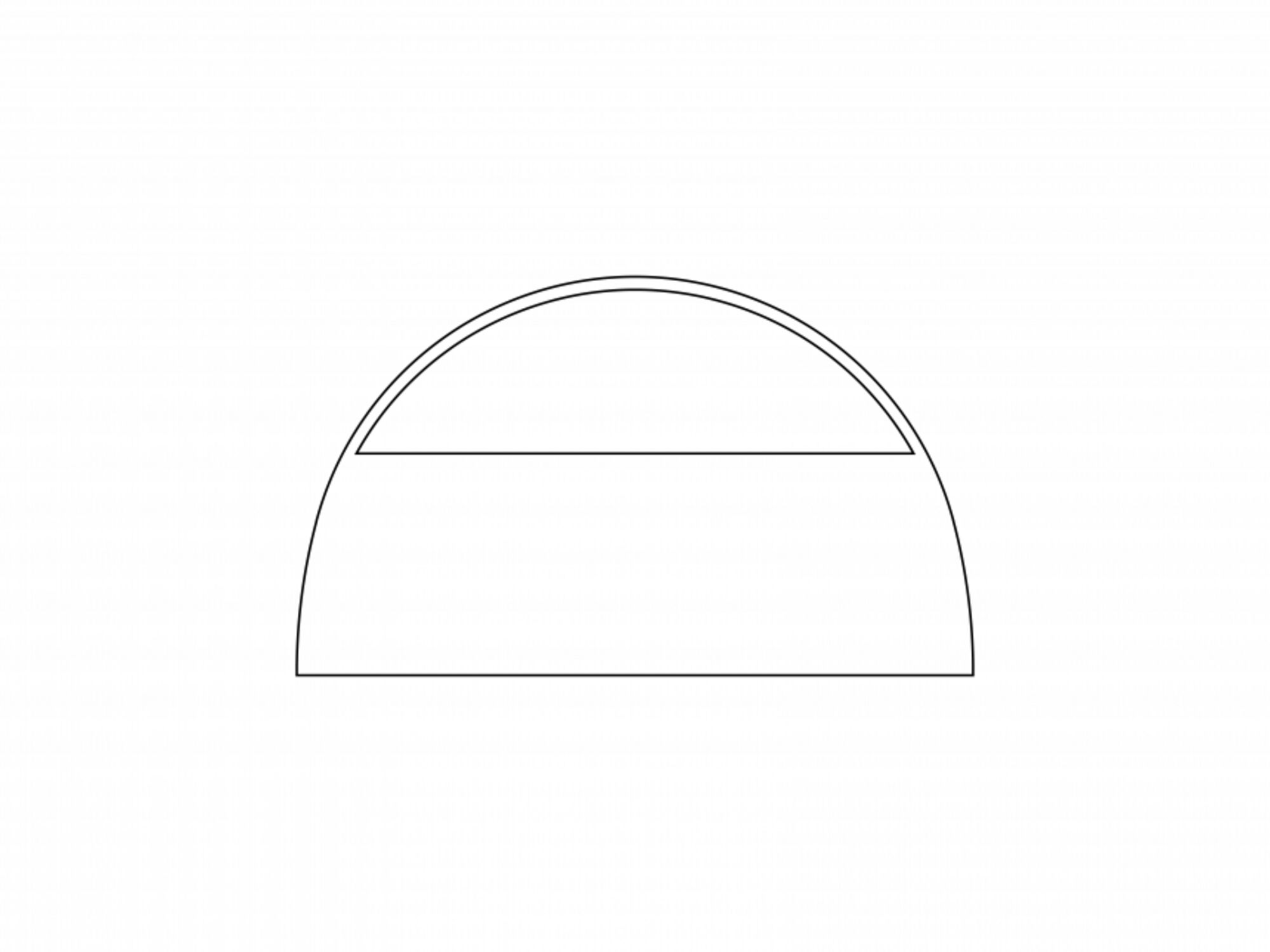 Opblaasbare tent Globe Zijwand raam - 5m Wit