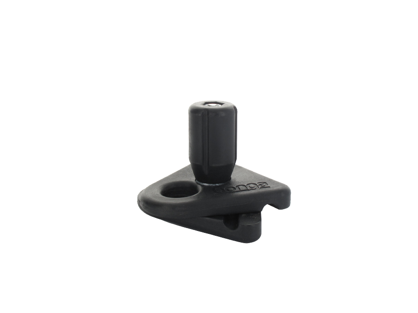 Stretch tent side clamp set with polegrip