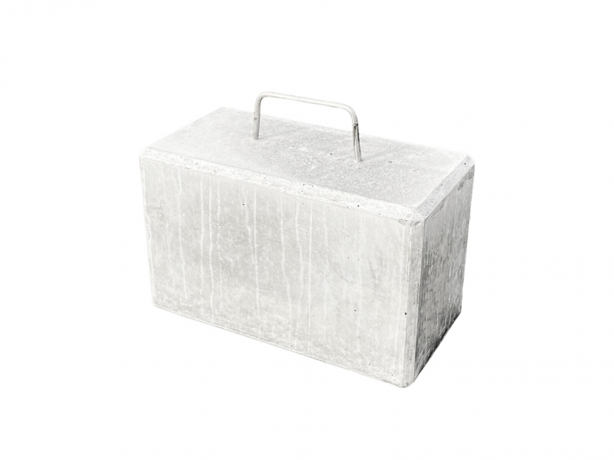 Concrete block - 45 kg (with handle)