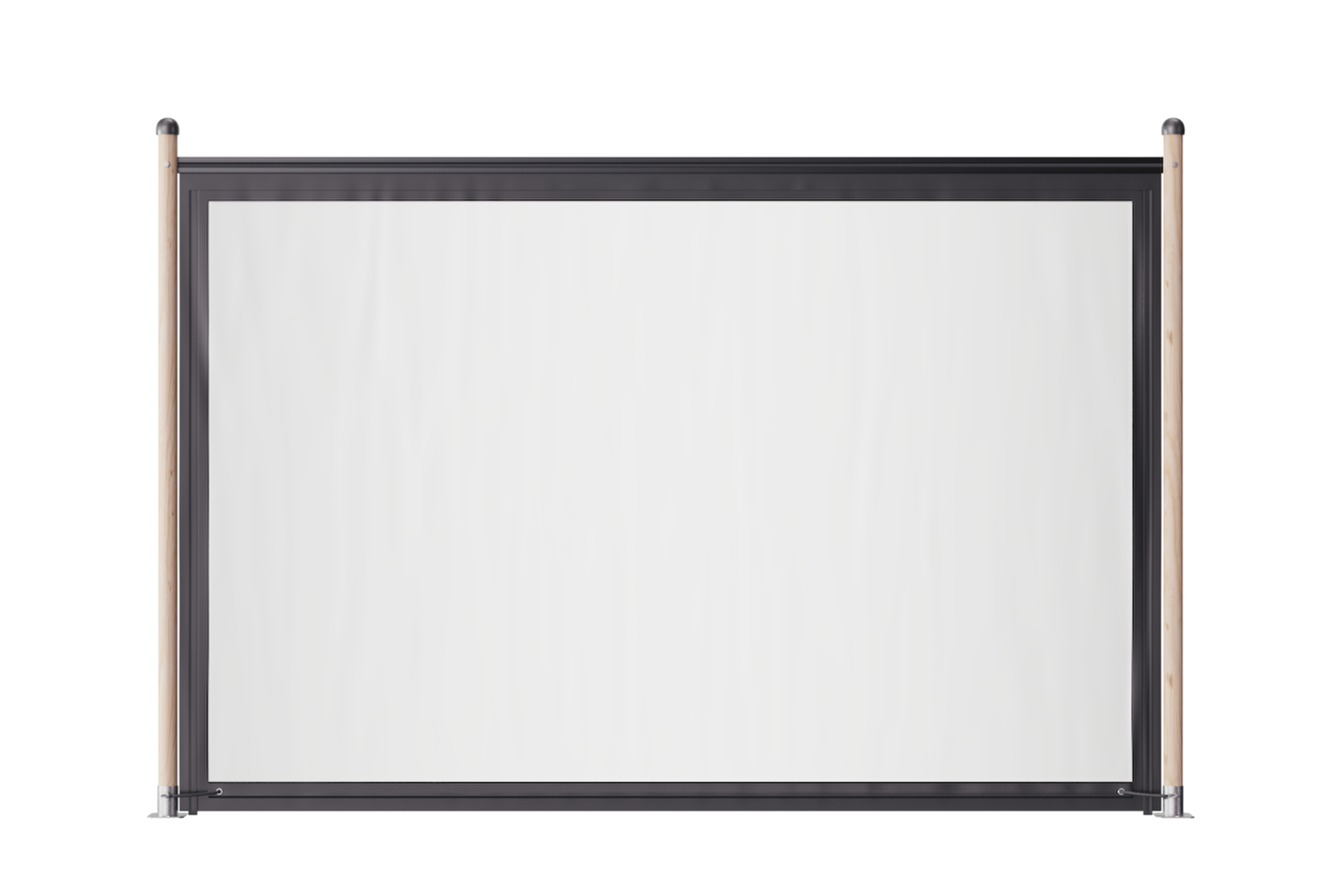 Sidewall Triflexx 560 g/m² - extension - 3 x 2,75 m - with panorama window Sand/Cream