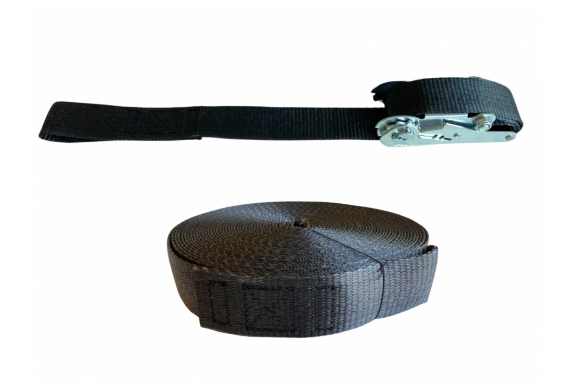 Storm belt ratchet strap - 20 m - black - 50 mm