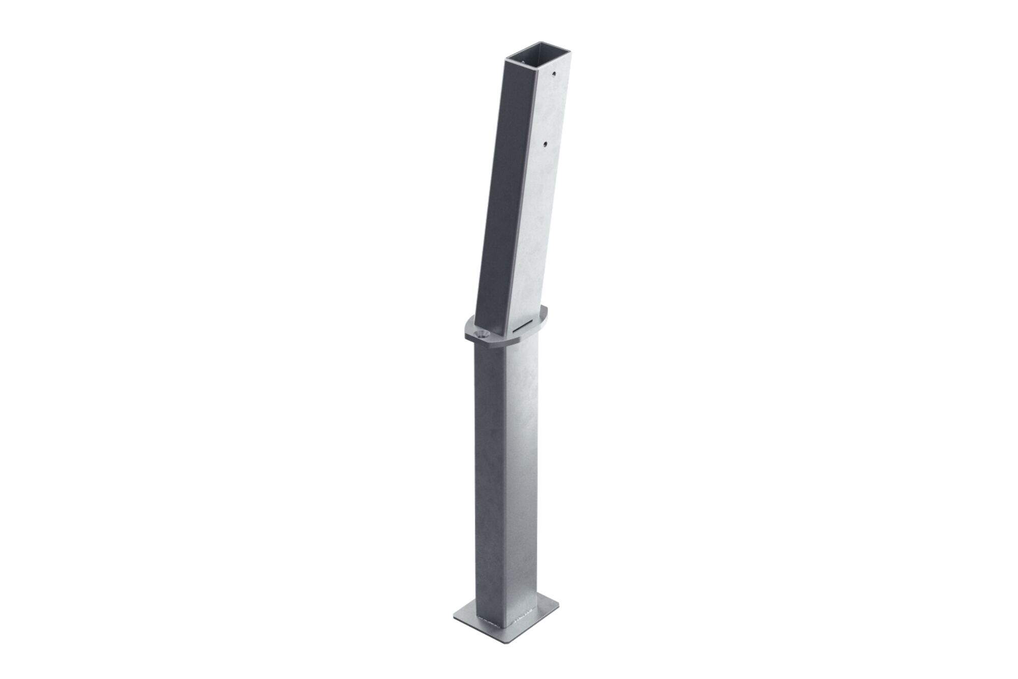 Cast-in anchor with ground fixation - 80° angle