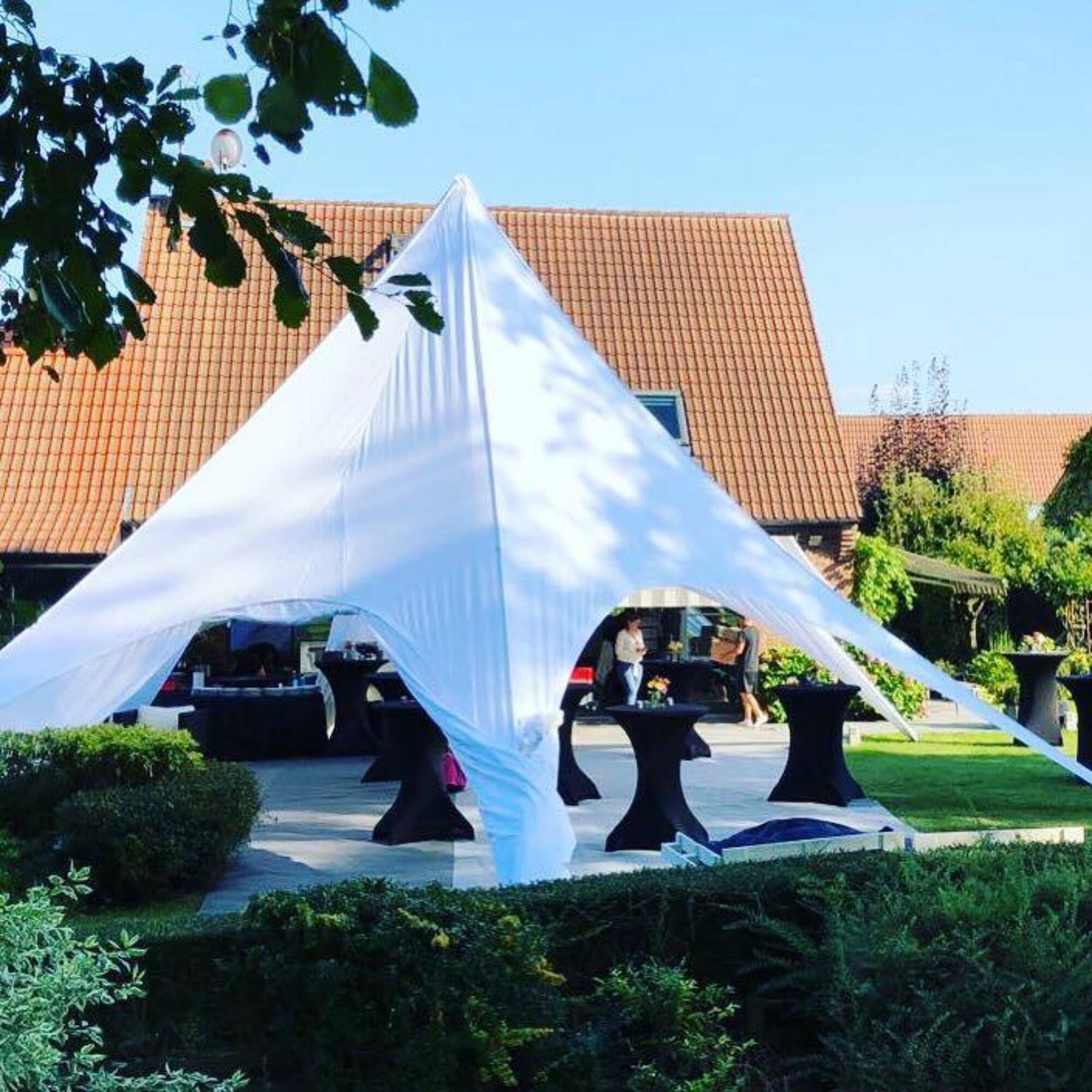 Tente étoile StellarLite - kit 10 m - polyester blanc