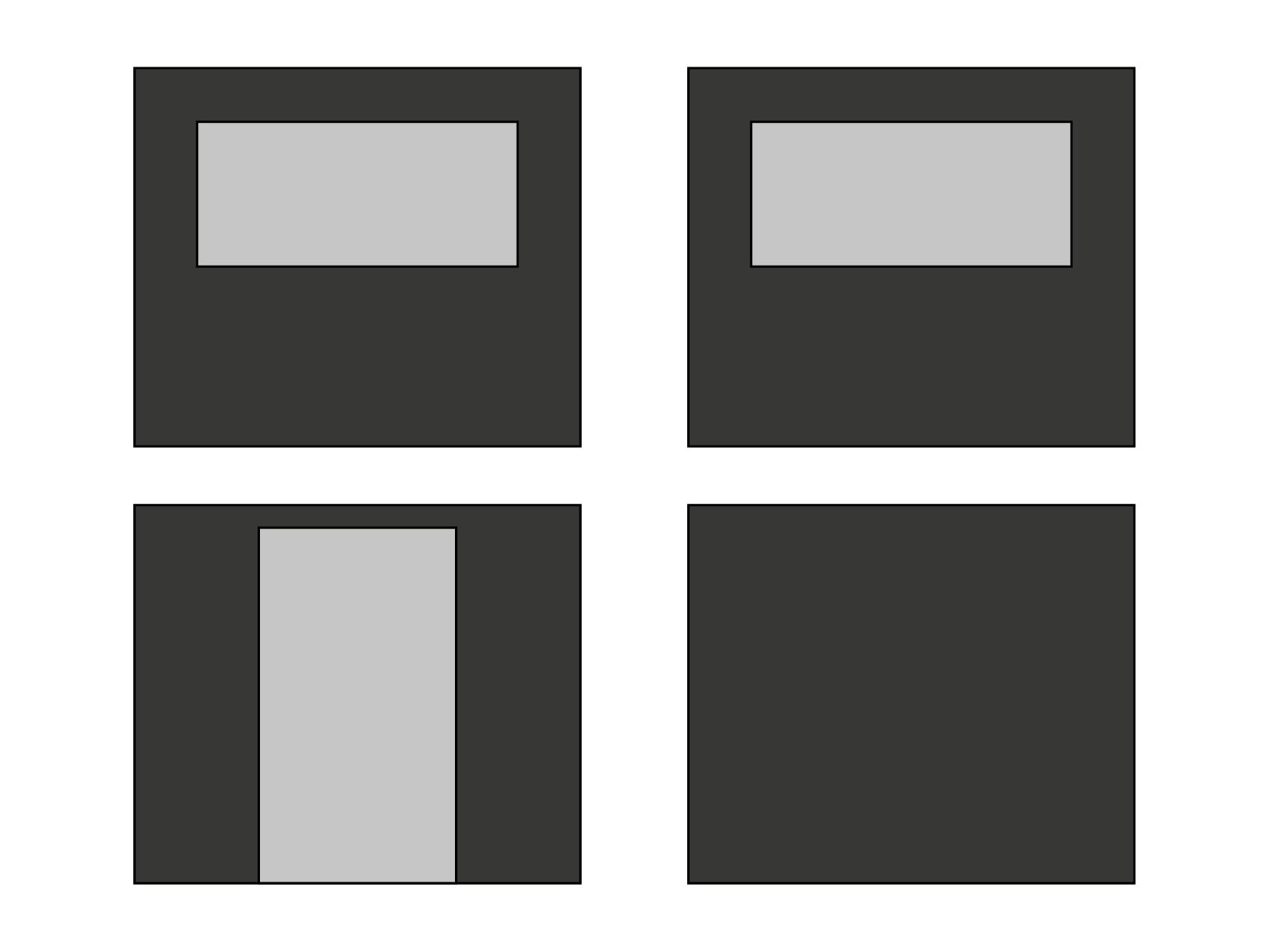 Faltpavillon Seitenwandset mit Tragetasche - 3 x 3 m - Polyester Anthrazit