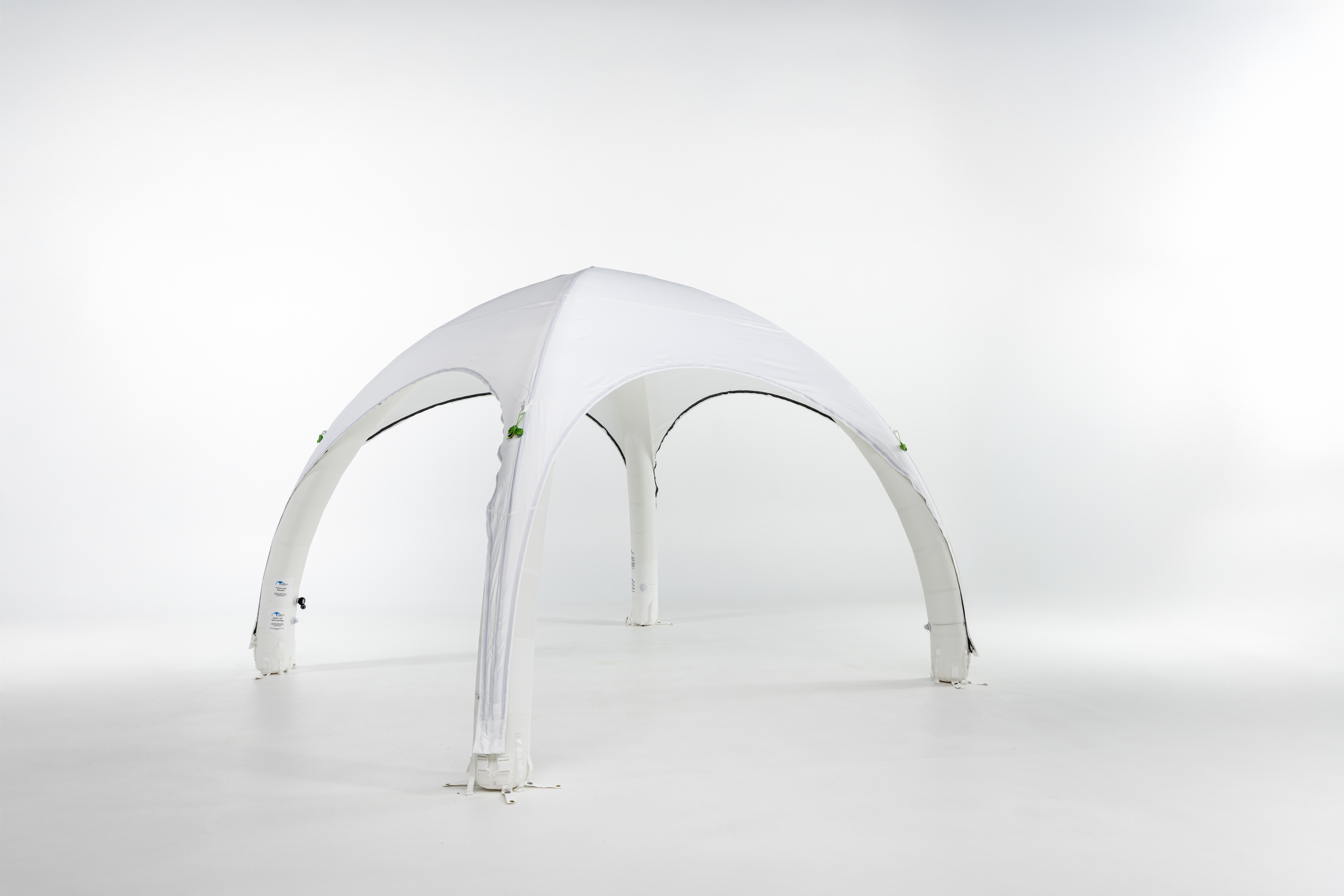 Inflatable tent Globe - 4x4m - Black frame - Print roof