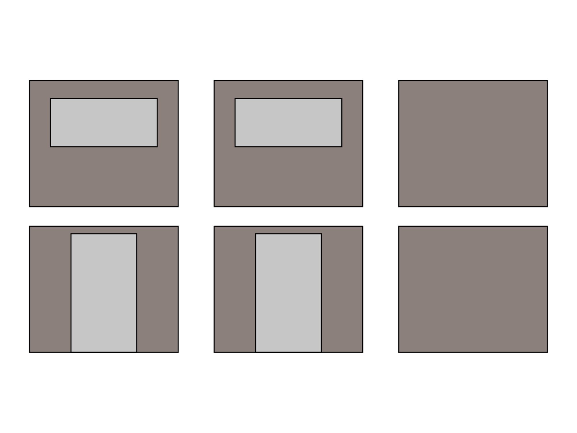 Set de paredes laterales con bolsa de transporte - 4x8m - PVC arena