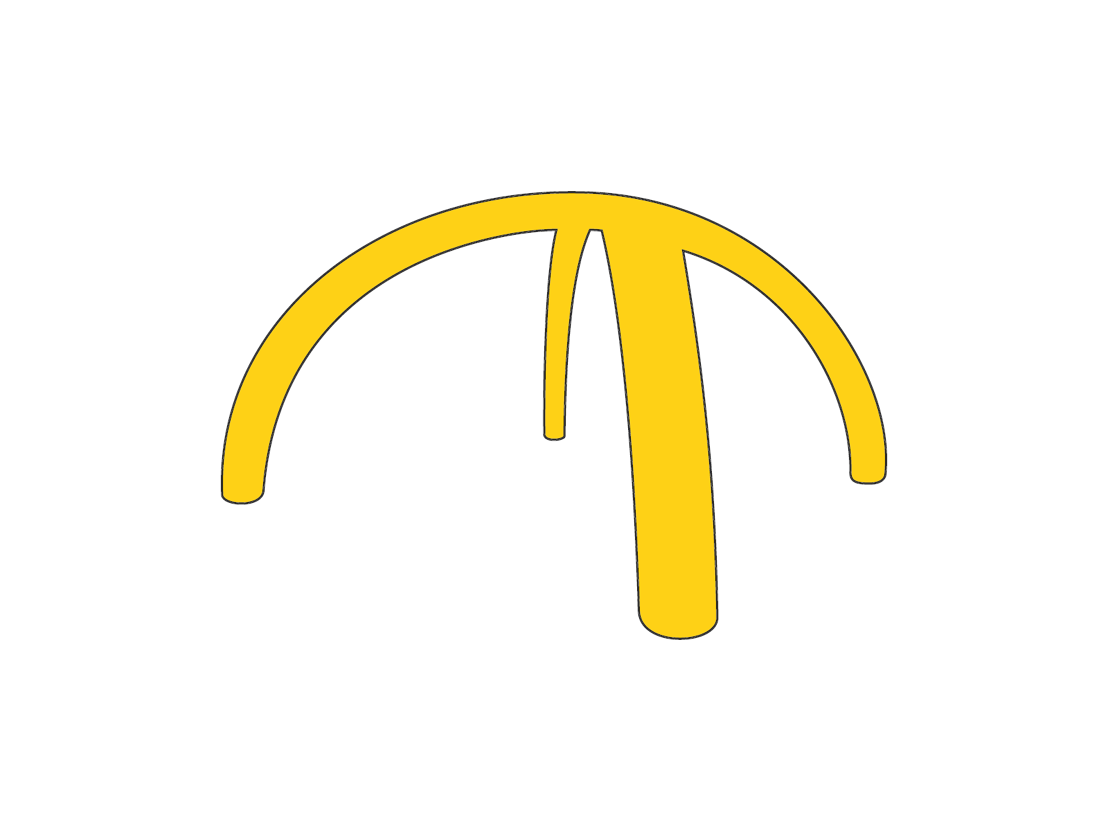 Aufblasbares Zelt Globe Rahmen 5 x 5 Gelb