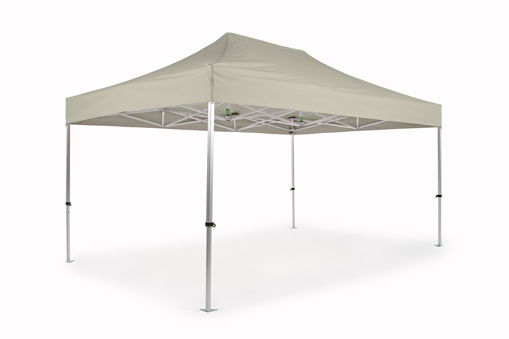 Carpa plegable AluLite con techo de poliéster - 3x4,5m gris claro