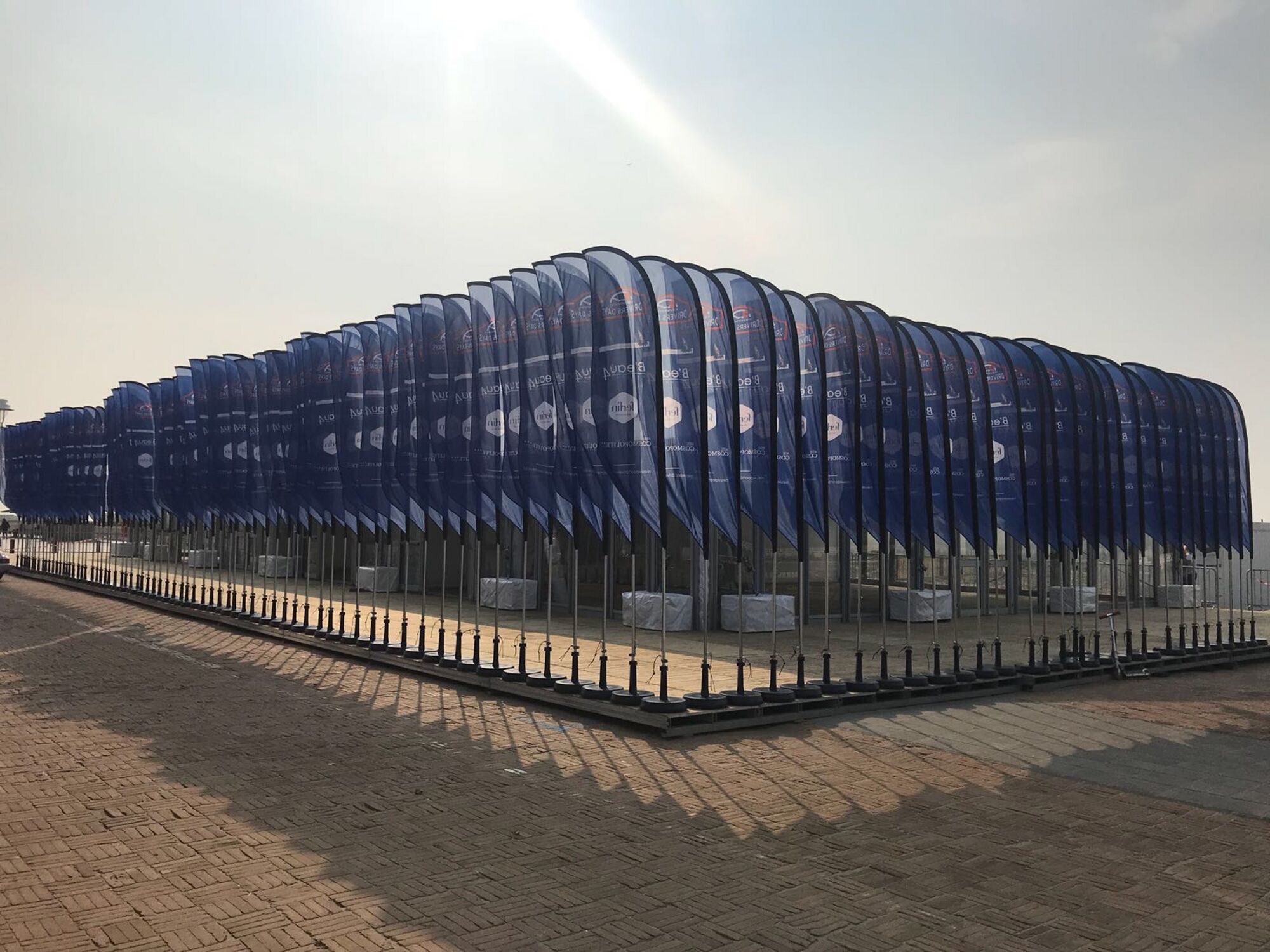 Beachflag Solar enkelzijdig - large bedrukt