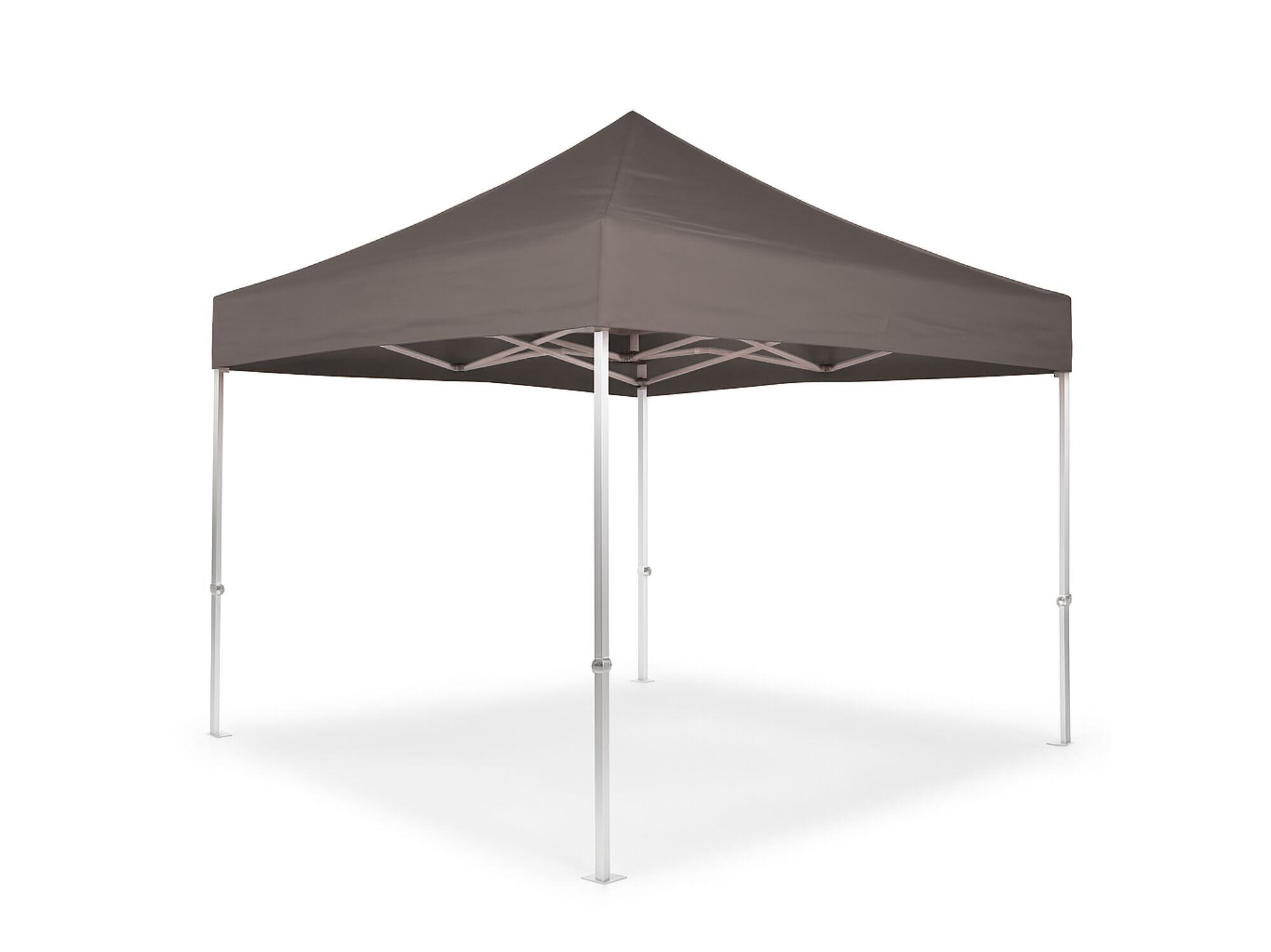 Faltpavillon AluLite mit Dachplane - 3 x 3 m - Polyester Sand