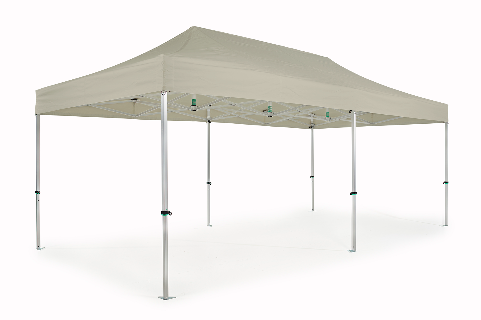 Folding tent AluForce with roof - 3x6m - Polyester Light gray