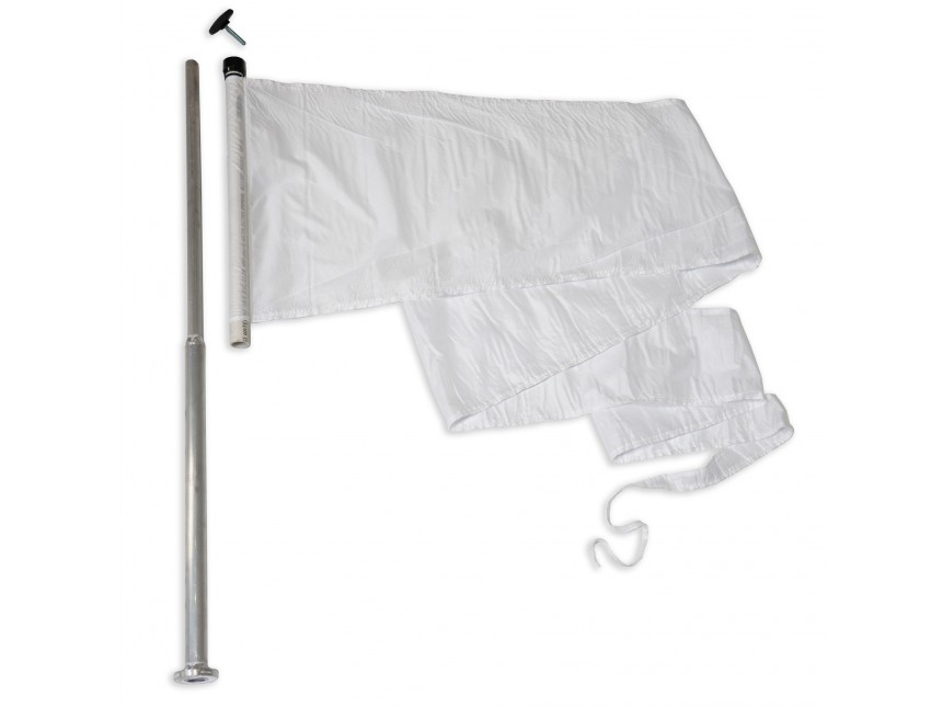 Sailcloth kit flag White