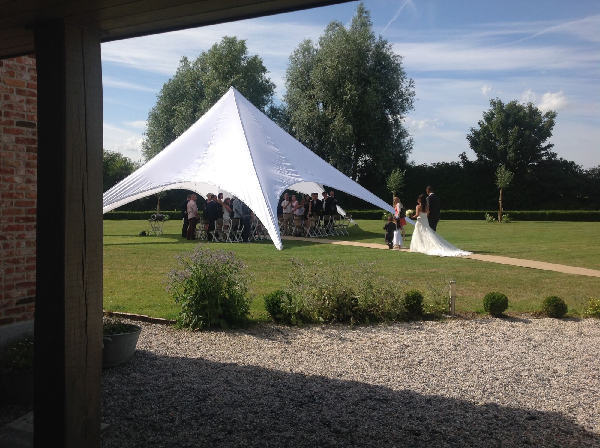 Tente étoile StellarLite - kit 16 m - polyester blanc