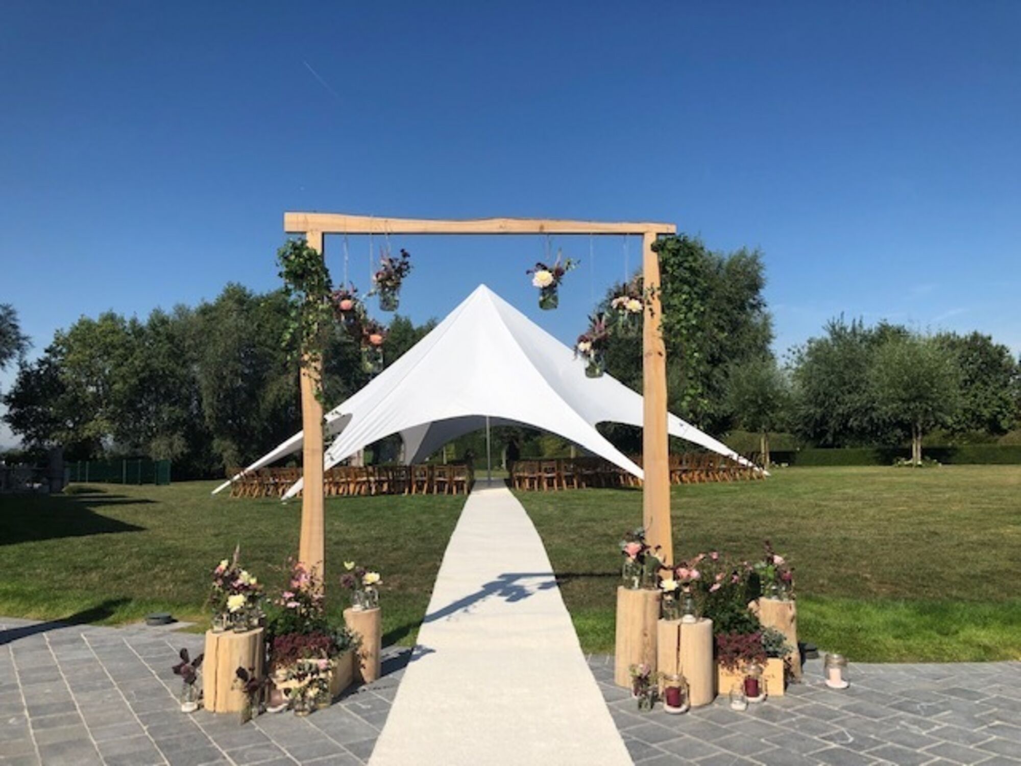 Tente étoile StellarLite - kit 16 m - polyester blanc