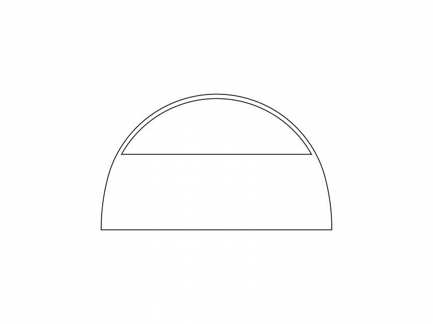 Inflatable tent Globe Sidewall window - 3m White