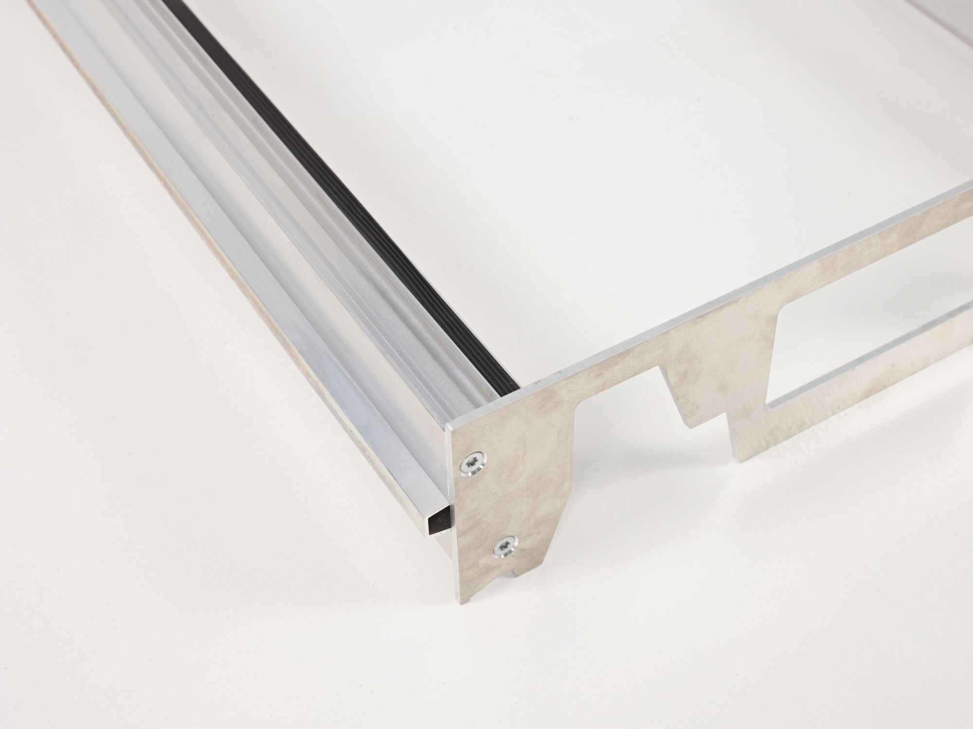 Plancher cassette assemblé avec amortissement - 1 x 2,5 m - sans bois