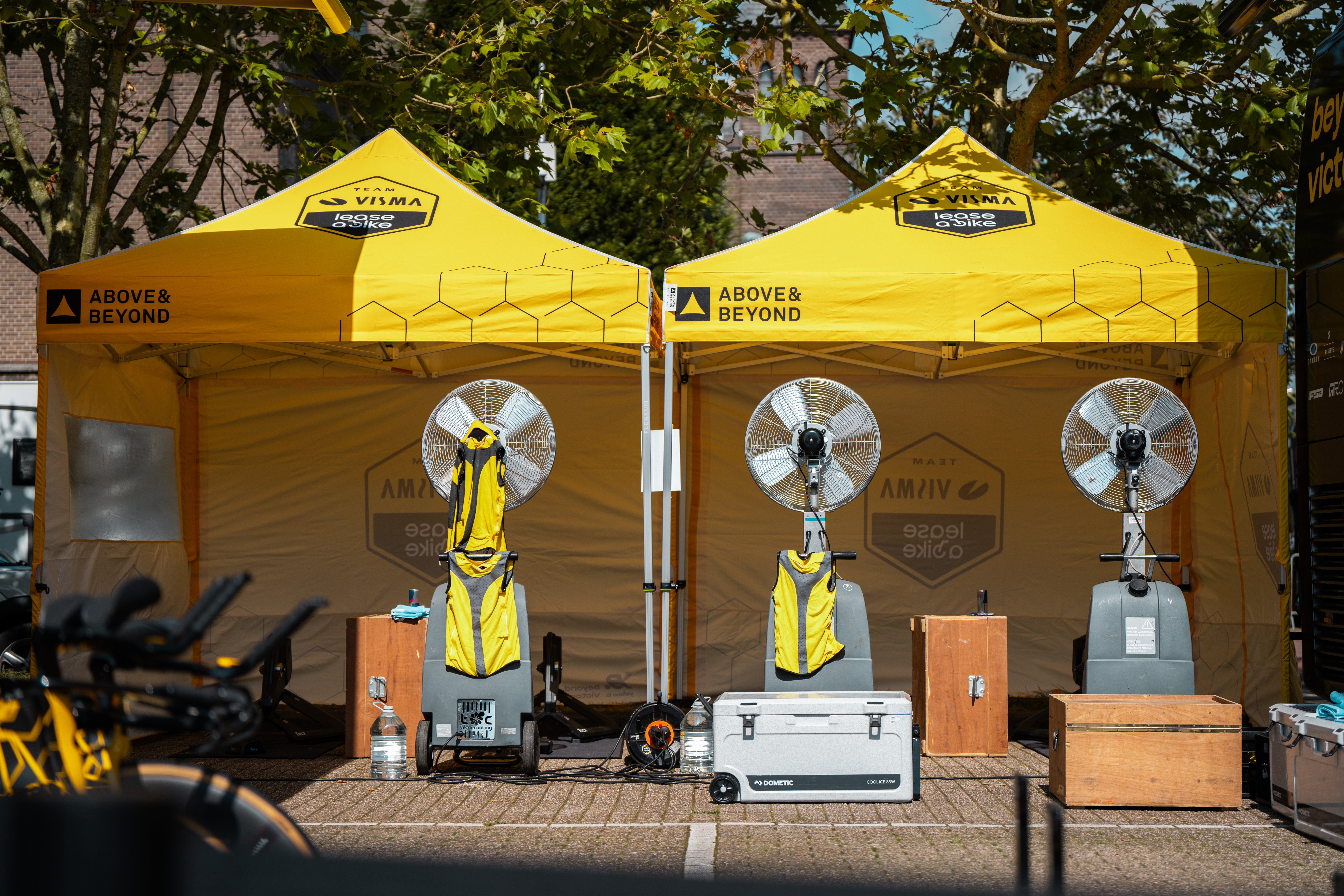 Folding tent AluForce with roof - 3x3m - Polyester White