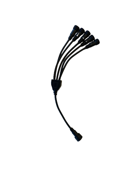 Vertakking voor 5 lichtsnoeren