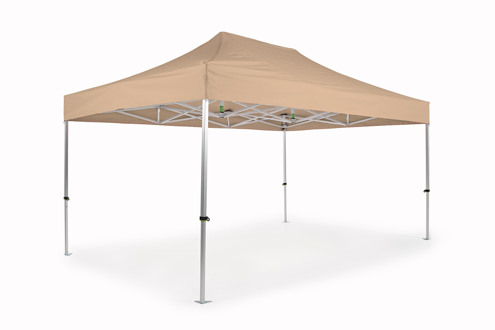 Folding tent AluForce with roof - 3x4,5m - PVC (matt) Desert Sand