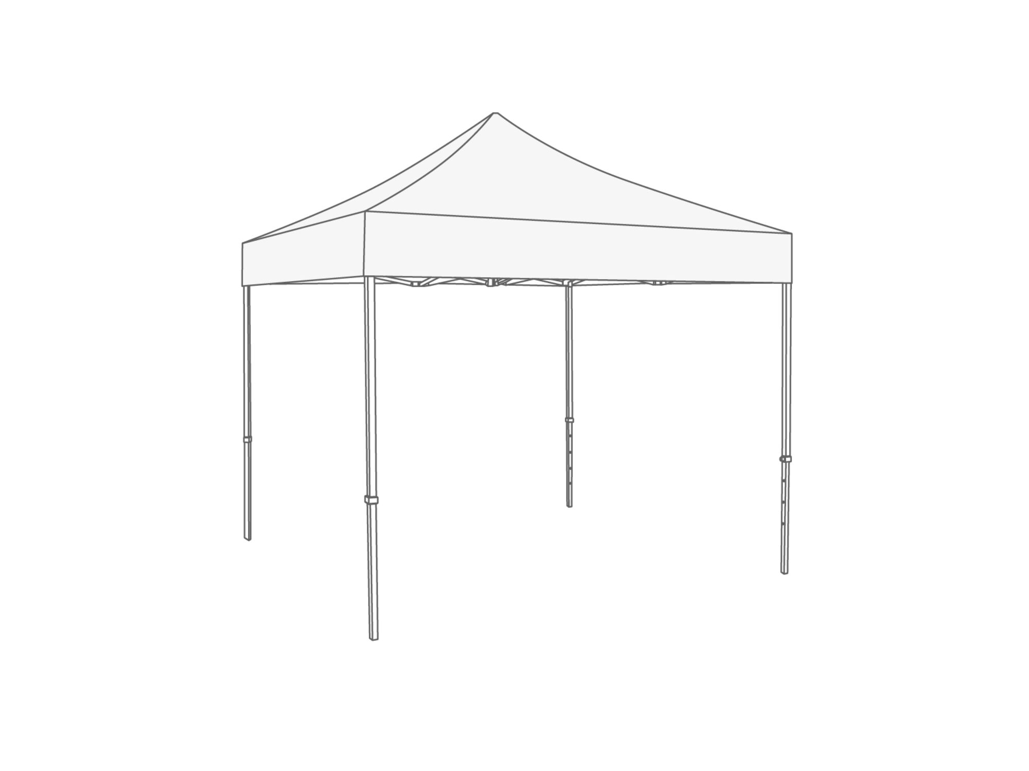 folding tent 4 x 4 white