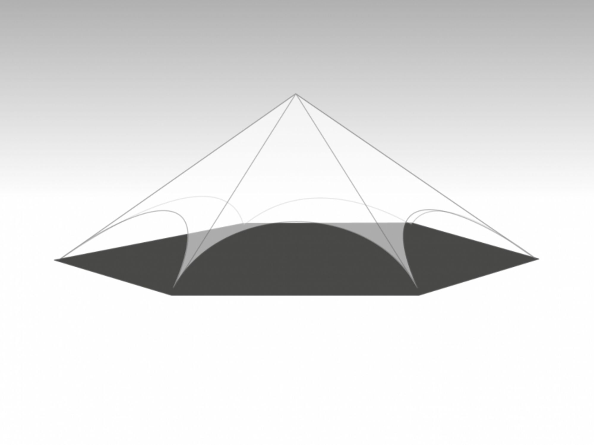 Bâche de sol pour tente étoile StellarLite - 14m diameter