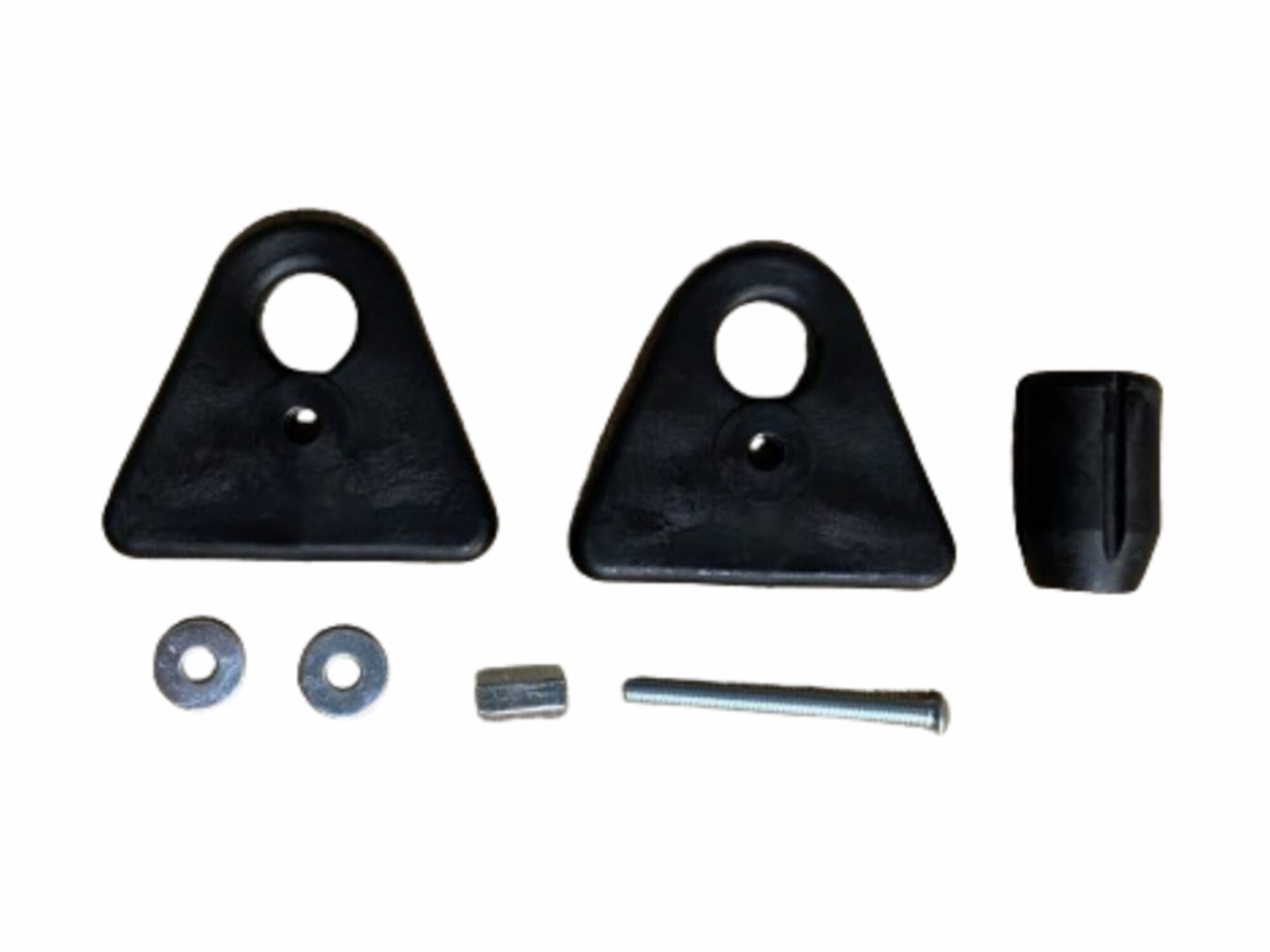 Stretch tent side clamp set with polegrip