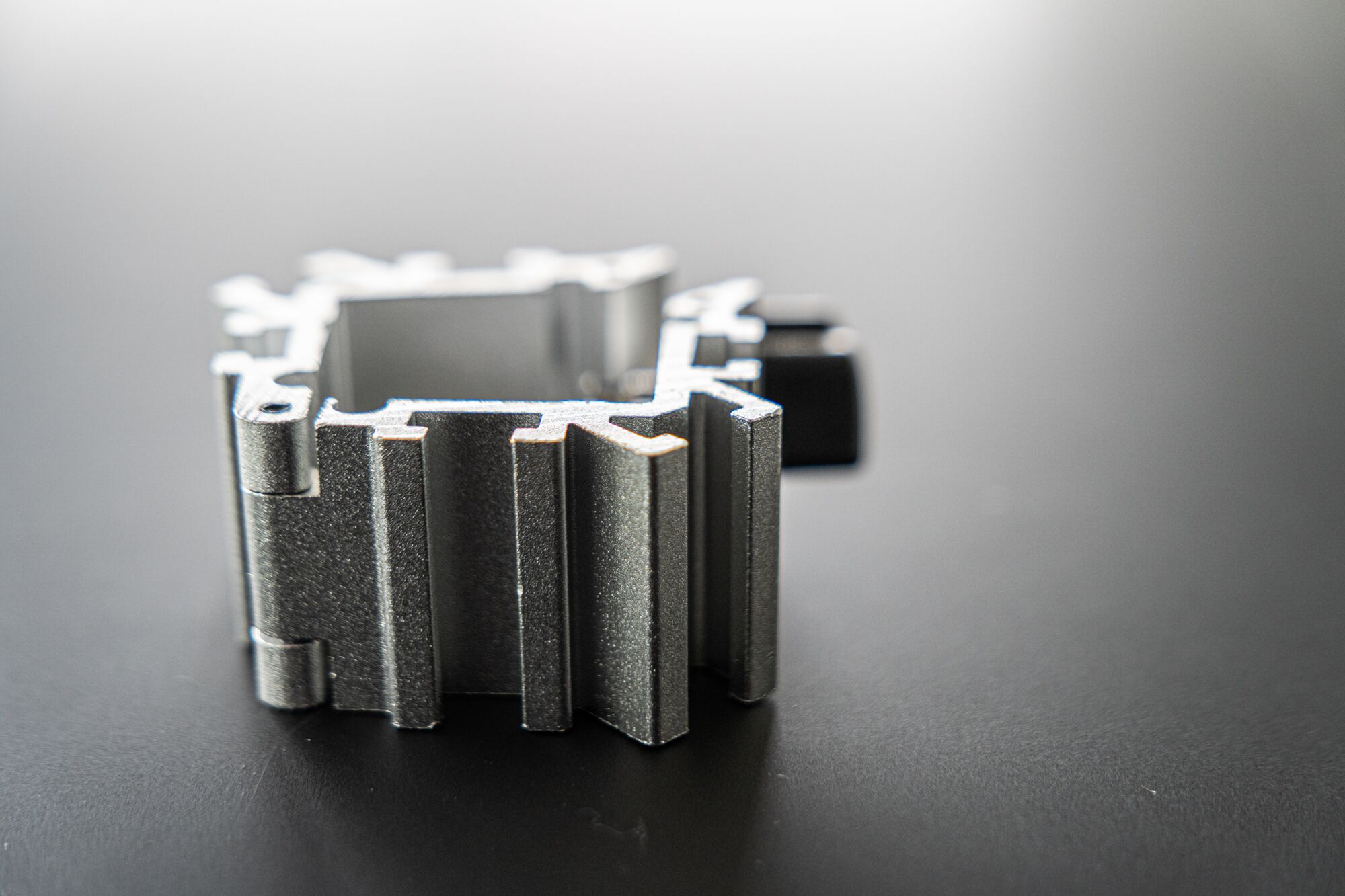 Folding tent half wall tube and bar table connector