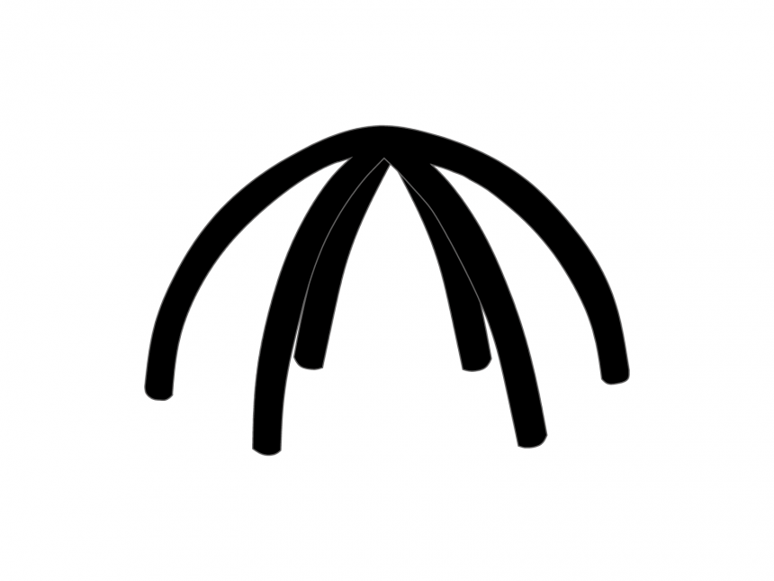 Inflatable tent Galaxy inflatable frame 8x8m Black