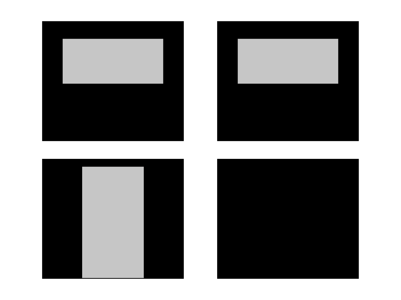 Faltpavillon Seitenwandset mit Tragetasche - 4 x 4 m - Polyester Schwarz