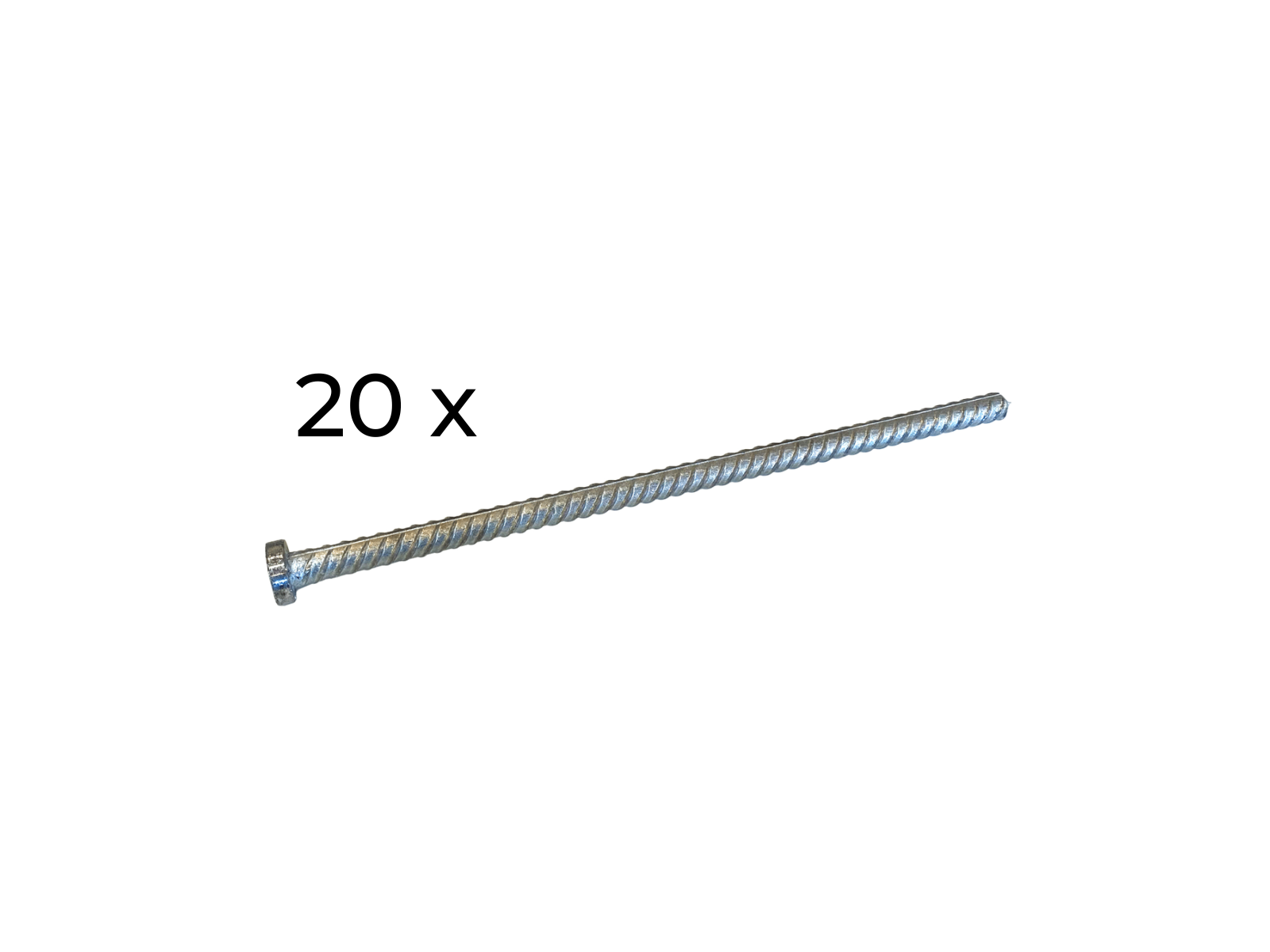 Set de piquetas (20) de 50 cm para carpa beduina 10 x 21,5 m 